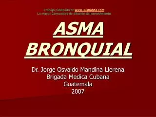 asma bronquial
