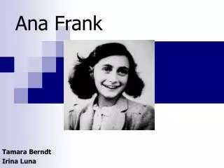 ana frank