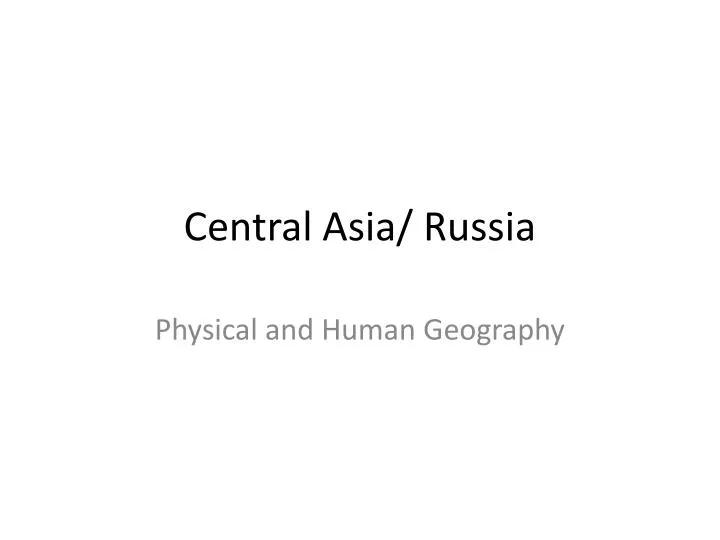 central asia russia