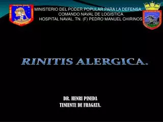 DR. HENRI PINEDA TENIENTE DE FRAGATA.