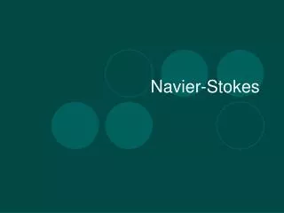 Navier-Stokes