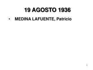 19 agosto 1936