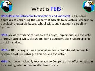 What is PBIS ?