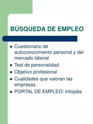 b squeda de empleo