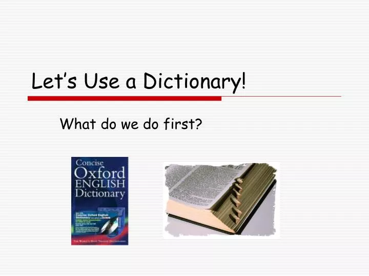 let s use a dictionary