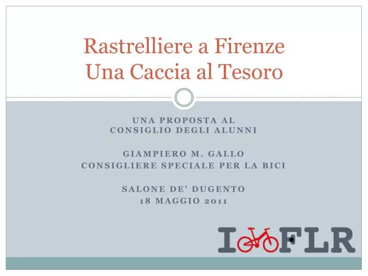 rastrelliere a firenze una caccia al tesoro