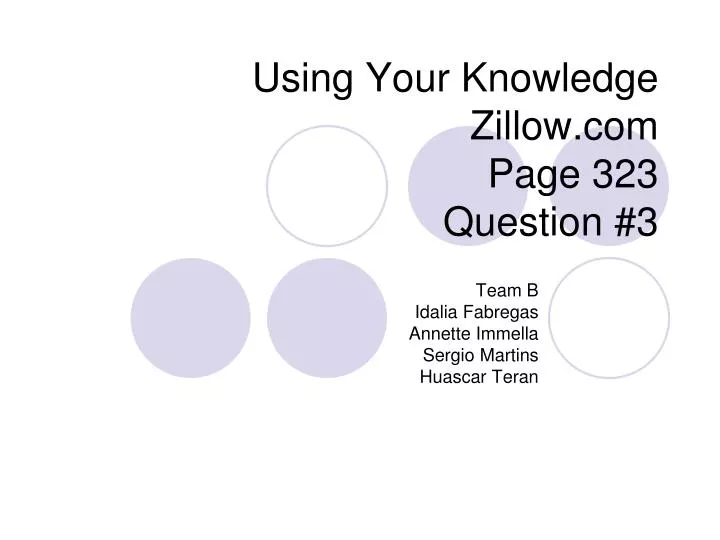 using your knowledge zillow com page 323 question 3