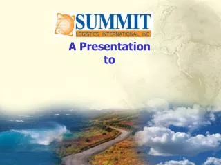 A Presentation to