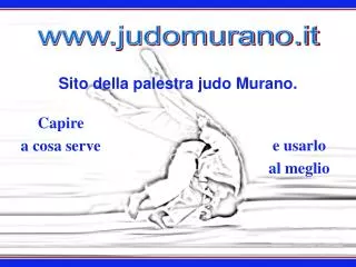 Sito della palestra judo Murano.