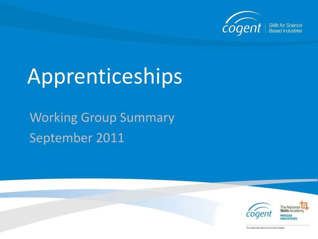 PPT - Apprenticeships PowerPoint Presentation, free download - ID:1738455