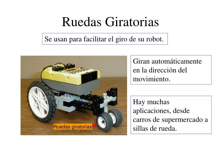 ruedas giratorias