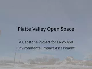 Platte Valley Open Space