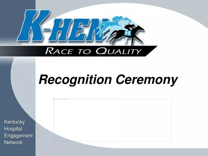 recognition ceremony