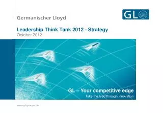 Leadership Think Tank 2012 - Strategy
