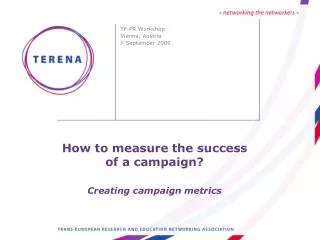 How to measure the success of a campaign? Creating campaign metrics