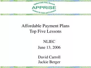 Affordable Payment Plans Top Five Lessons