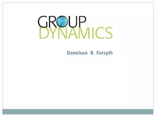1 Introduction to Group Dynamics