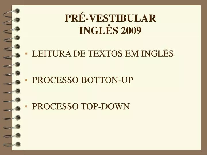 pr vestibular ingl s 2009