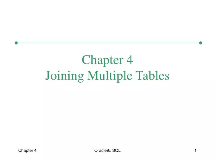 chapter 4 joining multiple tables