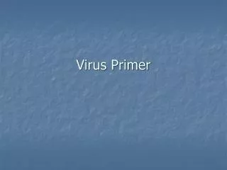 Virus Primer