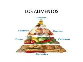 los alimentos