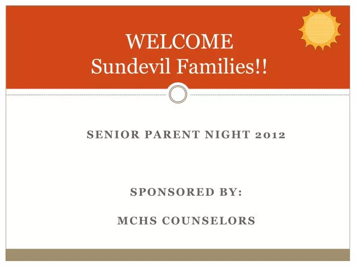 welcome sundevil families