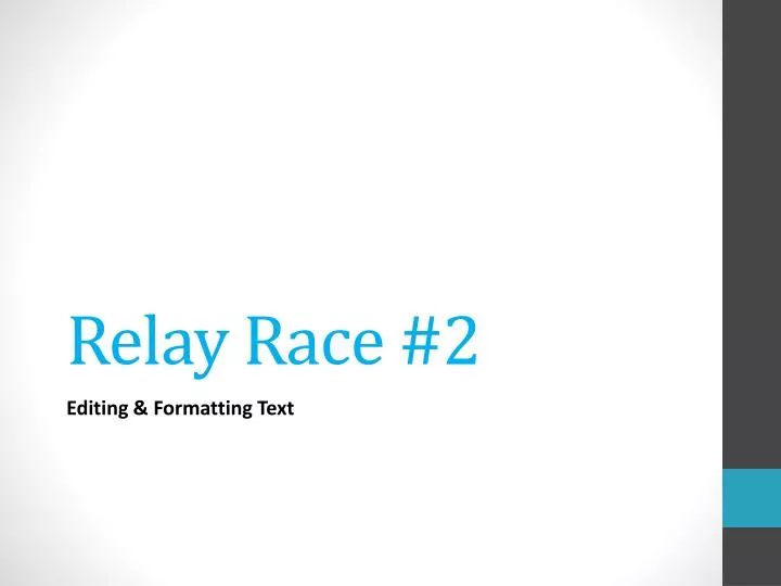 relay race 2