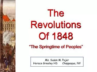 The Revolutions Of 1848