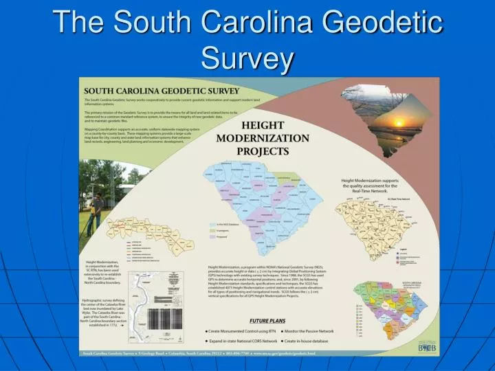 the south carolina geodetic survey