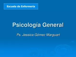 psicolog a general