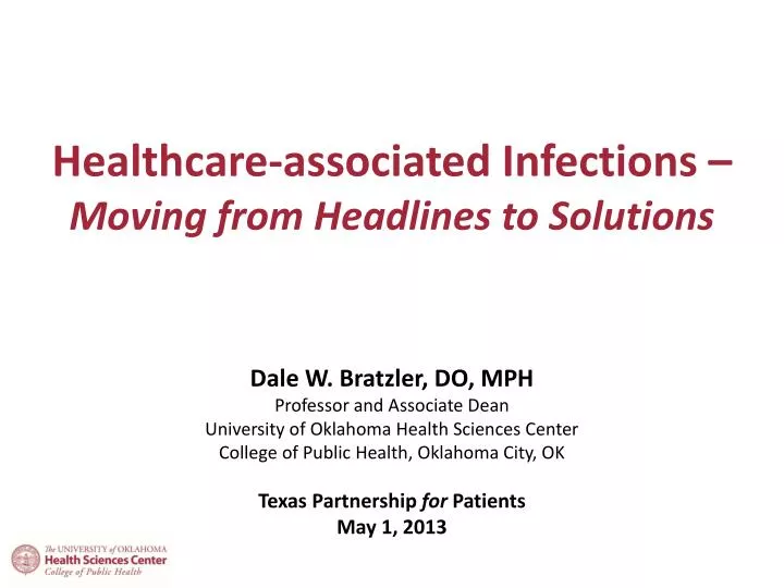 healthcare associated infections moving from headlines to solutions