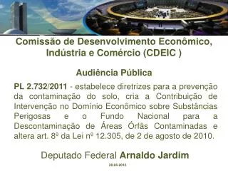 comiss o de desenvolvimento econ mico ind stria e com rcio cdeic audi ncia p blica