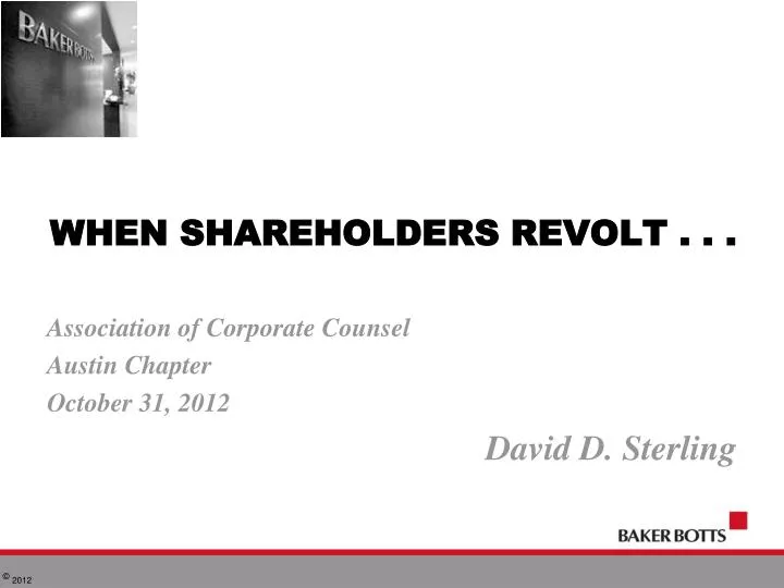 when shareholders revolt