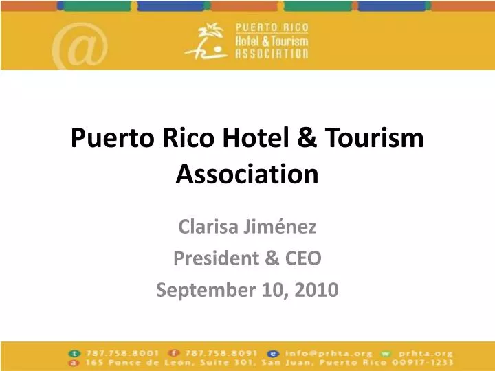 puerto rico hotel tourism association