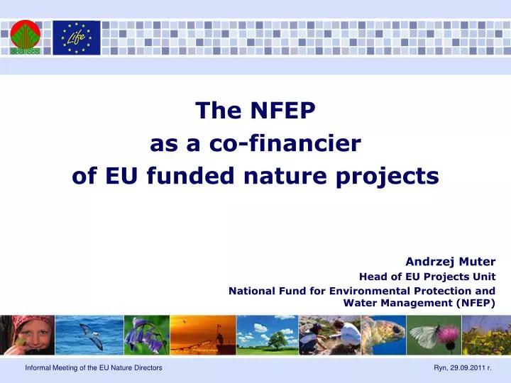 the nfep as a co financier of eu funded nature projects