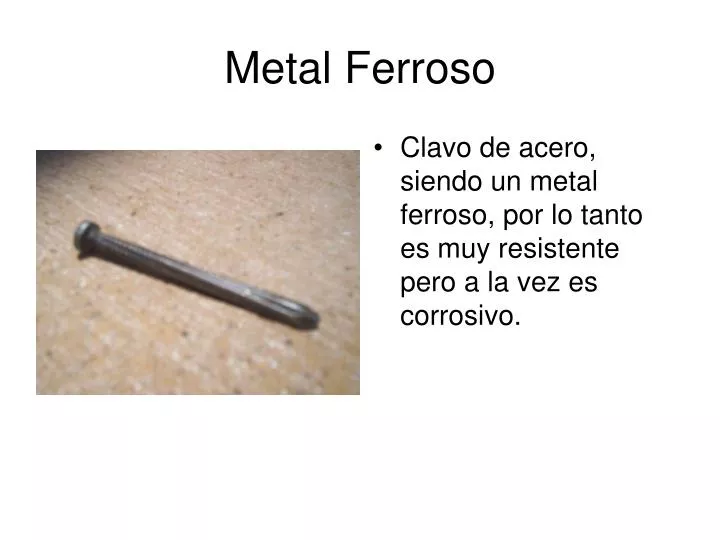 metal ferroso