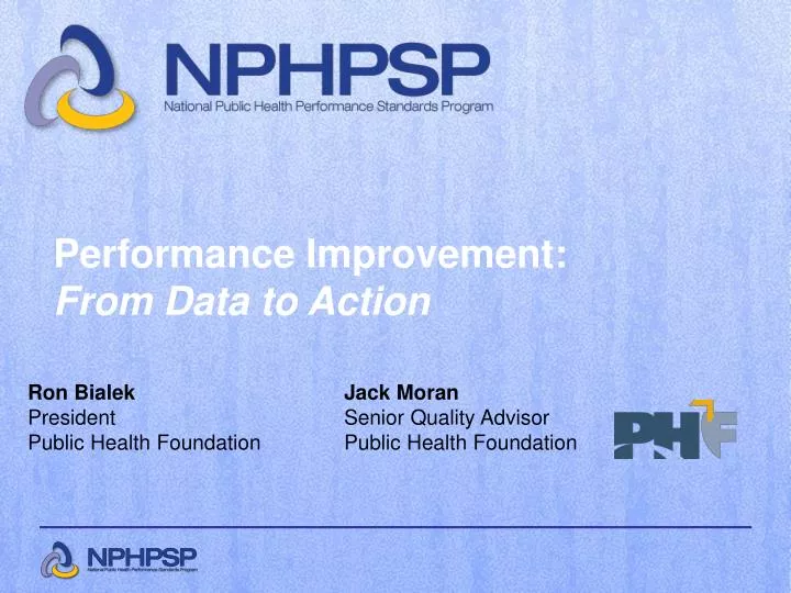 performance improvement from data to action