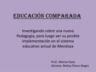 educaci n comparada