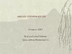 ABILITA’ INFORMATICHE - slide 1