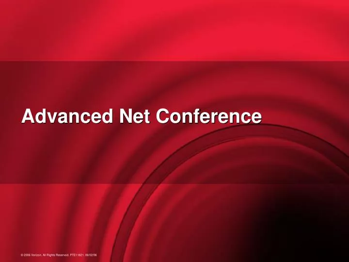 advanced net conference