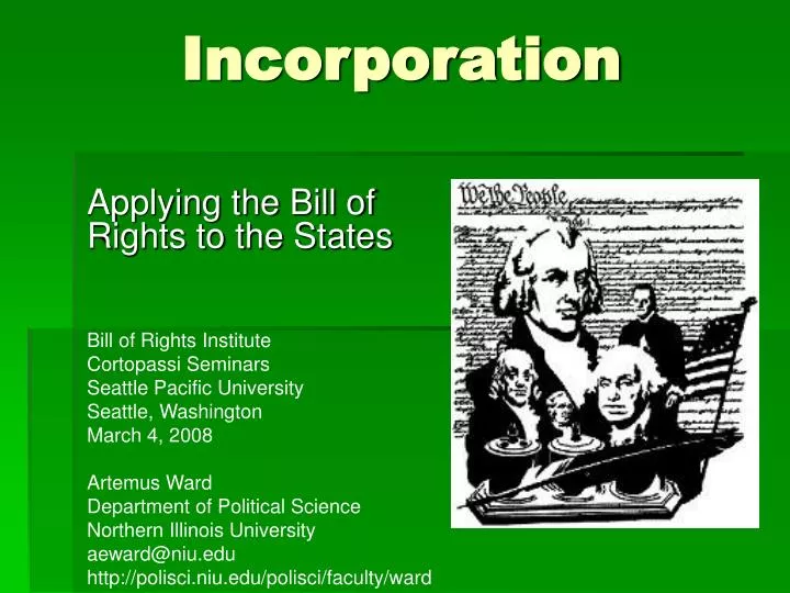 incorporation