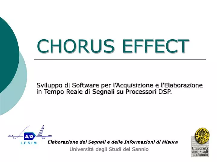 chorus effect