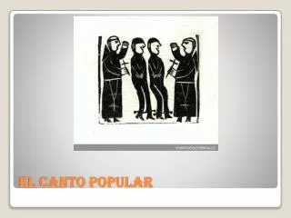 el canto popular