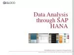 Data Analysis through SAP HANA - slide 1