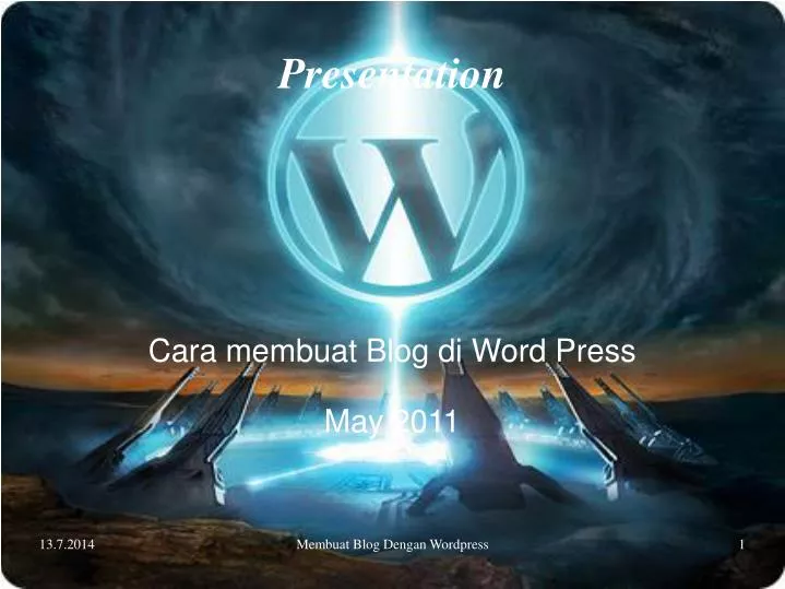 cara membuat blog di word press may 2011