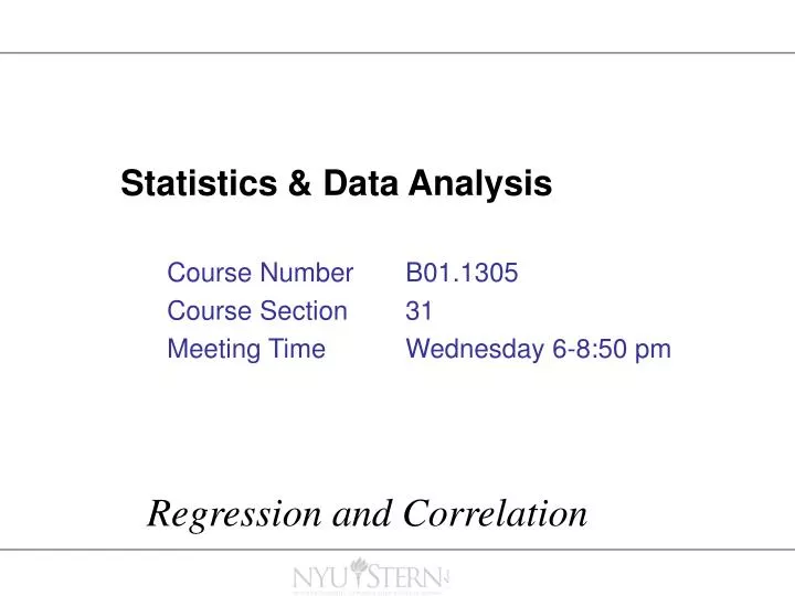 statistics data analysis