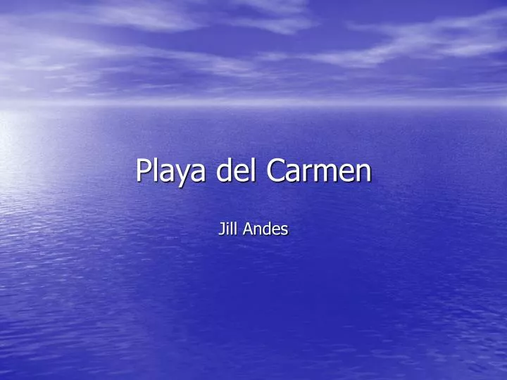 playa del carmen