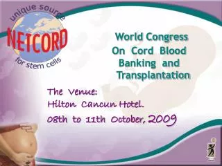 World Congress On Cord Blood Banking and Transplantation