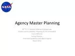 Agency Master Planning - slide 1
