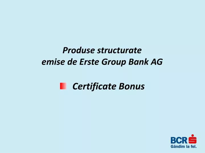 certificate bonus